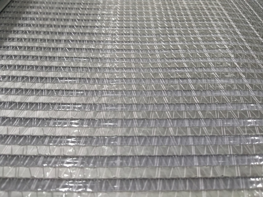 Tissu d'ombre de Sunblock traité par 55% pour l'écran économiseur d'énergie net de serre chaude de nuance en aluminium d'usines